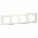 Рамка 4-постовая Legrand Celiane белая перкаль 066704