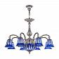 Подвесная люстра Bohemia Ivele 72109P/8/210 Ni P2 D Clear-Blue/H-1H - фото №1
