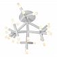 Потолочная светодиодная люстра iLedex Savage FS-017-X25 WH - фото №3
