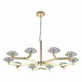 Подвесная люстра Crystal Lux Rebeca SP10 Gold