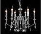 Подвесная люстра Crystal Lux MERCEDES SP6 CHROME/SMOKE - фото №3