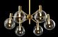 Подвесная люстра Crystal Lux Andres SP6 Bronze/Transparente - фото №4