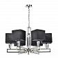 Подвесная люстра Lumien Hall Alessandriya LH1057/6P-NK-BK - фото №1
