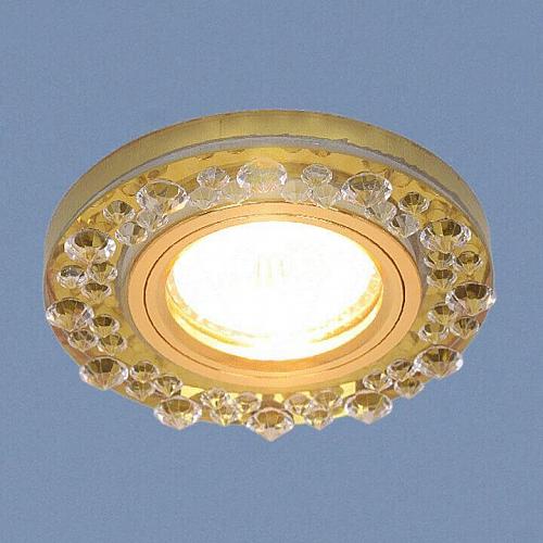 Встраиваемый светильник Elektrostandard 8260 MR16 YL/GD зеркальный/золото 4690389056697