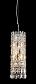 Подвесной светильник Crystal Lux Lirica SP3 Chrome/Gold-Transparent - фото №2