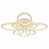 Потолочная светодиодная люстра Profit Light 8033/4+4 WHT