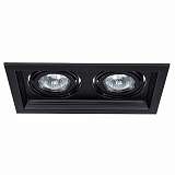 Встраиваемый светильник Arte Lamp Canis A6661PL-2BK