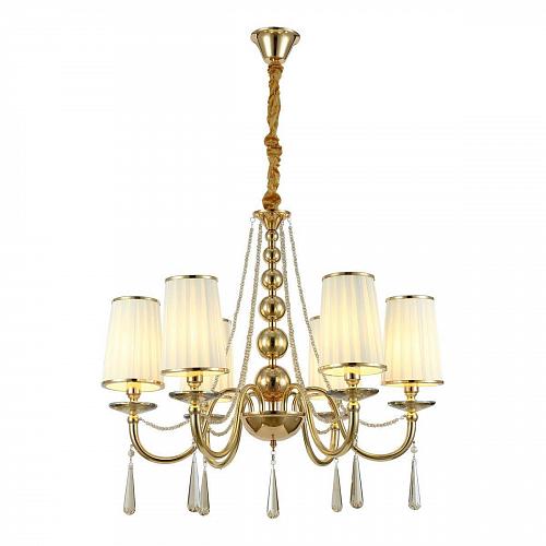 Подвесная люстра Lumina Deco Fabione LDP 1200-6 F.GD