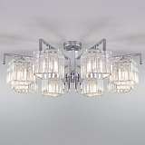 Люстра Eurosvet 10117/8 хром/прозрачный хрусталь Strotskis