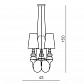 Подвесная люстра Azzardo Baroco 3 pendant AZ2163 - фото №2