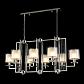 Подвесная люстра Crystal Lux Nicolas SP8 L1000 Gold/White - фото №2
