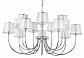 Подвесная люстра Crystal Lux FAVOR SP7+7 CHROME - фото №2