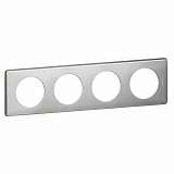 Рамка 4-постовая Legrand Celiane сильвер пунктум 068724