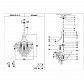 Подвесная люстра Lumien Hall Novello LH0039/4P-CO-CL - фото №4