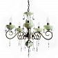 Подвесная люстра Arte Lamp Onyx Green A9592LM-5AB - фото №1