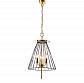 Подвесная люстра Crystal Lux Modesto SP3 Black/Gold - фото №2