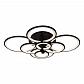 Потолочная светодиодная люстра iLedex Ring A001/8 BK - фото №1