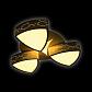 Потолочная светодиодная люстра Ambrella light Orbital Granule FG2063 WH 72W+15W D330 - фото №3