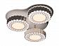 Потолочная светодиодная люстра Ambrella light Orbital High-Tech FH12/3 WH 96W D500 - фото №1