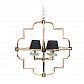 Подвесная люстра Lumina Deco Baltimore LDP 8020-4 GD+BK - фото №2