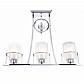 Подвесная люстра Lumina Deco Bronx LDP 1234-3 CHR - фото №5