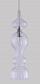 Подвесной светильник Crystal Lux Iris SP1 A Transparent - фото №2