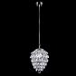 Подвесной светильник Crystal Lux Charme SP1+1 Led Chrome/Transparent - фото №1