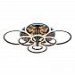 Потолочная светодиодная люстра Profit Light 8076/8 PBK - фото №1