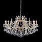Подвесная люстра Crystal Lux Hollywood SP12+6 Gold - фото №1