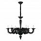 Подвесная люстра Ideal Lux Ca Rezzonico SP6 Nero 007724 - фото №1