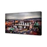 Холст Пражские мосты Toplight 50х100х2см TL-H3038