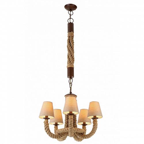 Подвесная люстра Arte Lamp Corda A8958LM-5BR