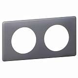 Рамка 2-постовая Legrand Celiane фиолетовая перкаль 066732