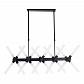 Подвесная люстра Lumina Deco Alford LDP 6036-20 BK - фото №1