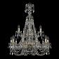 Подвесная люстра Bohemia Ivele 1406/10+5/240/XL-85/2d G - фото №1