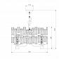 Подвесная люстра Bogates Frammenti 352/5 Strotskis Smart - фото №2