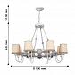 Подвесная люстра Favourite Fiona 2495-8PC - фото №3