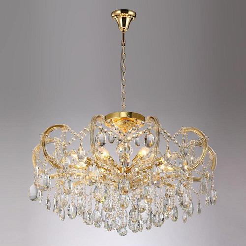 Подвесная люстра Crystal Lux Hollywood SP-PL8 Gold D800
