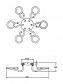 Потолочная люстра Rivoli Accento 6005-106 Б0038154 - фото №2