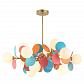 Подвесная люстра Lumien Hall Ilmari LH4136/12P-GD-MIX - фото №1