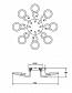 Потолочная люстра Rivoli Accento 6005-108 Б0038155 - фото №2