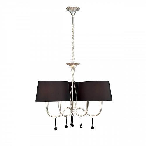 Подвесная люстра Mantra Paola Painted Silver 3530