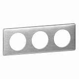 Рамка 3-постовая Legrand Celiane алюминий 068923