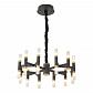 Подвесная люстра Lumina Deco Richmond LDP 6035-24 BK+GD - фото №1