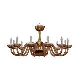 Подвесная люстра Bohemia Ivele 1310/12/360 G Am/Amber/M-1G