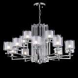 Подвесная люстра Crystal Lux Nicolas SP-PL10+5 Nickel/White