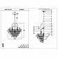 Подвесная люстра Lumien Hall Salvatore LH0037/4P-NK-CL - фото №4