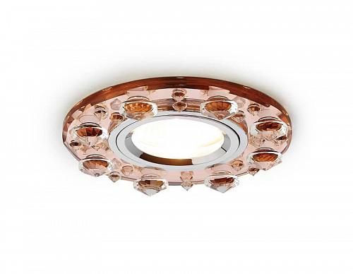 Встраиваемый светильник Ambrella light Crystal K225 BR