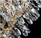 Подвесная люстра Crystal Lux Hollywood SP20+10 Gold - фото №2