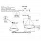 Подвесная люстра Crystal Lux MUCHOS SP88W LED D1000 GOLD - фото №3